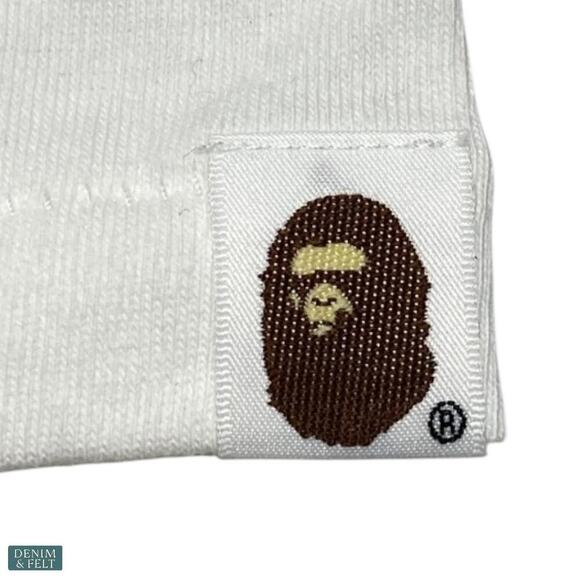 BAPE ABC Camo College Milo Tee White × Blue Men’s Size Medium NWT/NEW!! - Picture 8 of 16